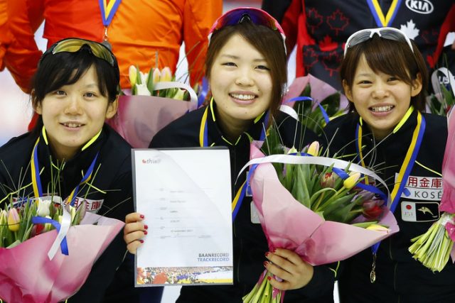 日本が五輪新で金！女子団体パシュート（海外の反応）
