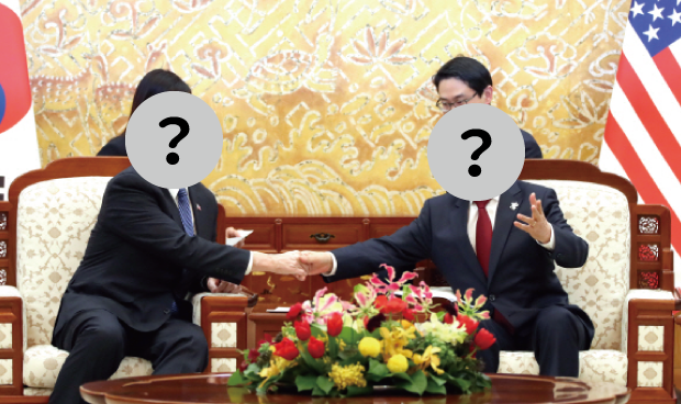 韓国人「韓米会談後のペンス副大統領と文在寅の表情が対照的な件」