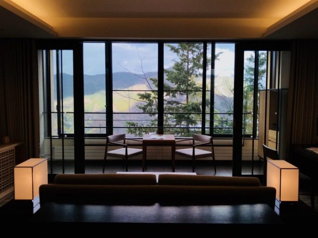 私が泊まった箱根のホテルの部屋（海外の反応）