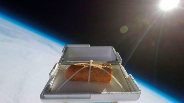 （動画）宇宙にパンを飛ばして、地球に戻ってきたら食べる実験（海外の反応）