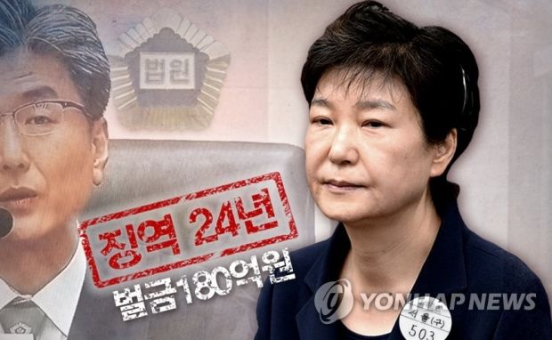 韓国人「朴槿恵、懲役24年の一審判決に控訴しない可能性も浮上」