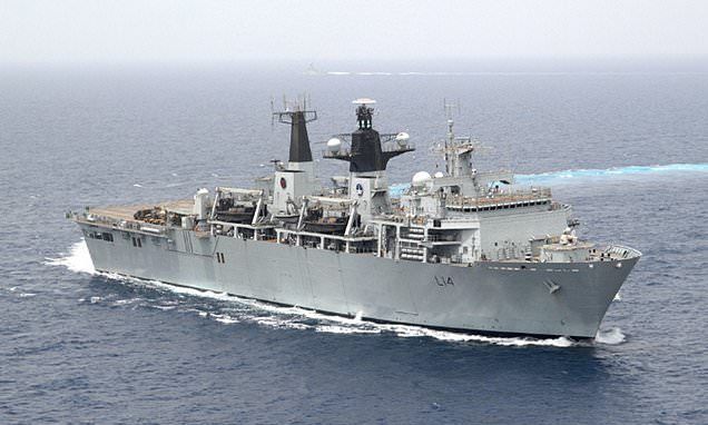 日本に寄港中の英軍艦が北朝鮮の「瀬取り」監視に参加（海外の反応）
