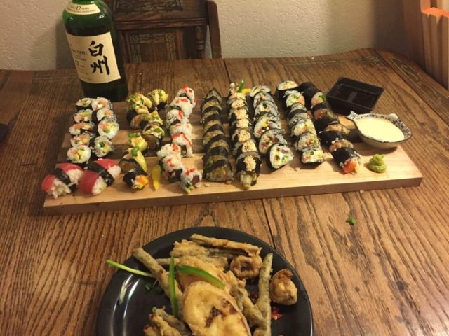 天ぷらと寿司を家で作ってみた(海外の反応)