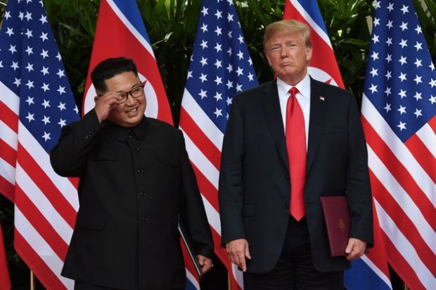 韓国人「米朝首脳会談のトランプを一枚の画像で表現してみた」