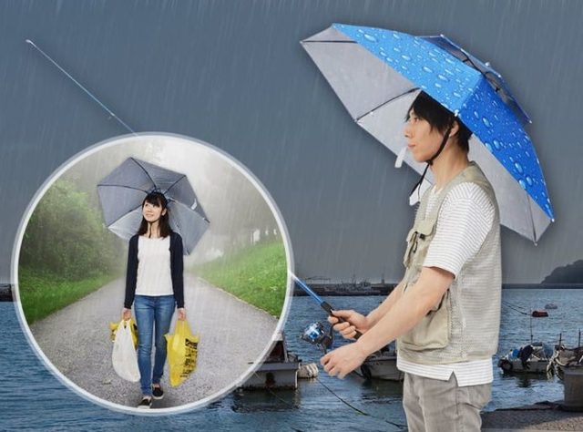 日本で発売された頭にかぶる傘「アタマンブレラ」（海外の反応）