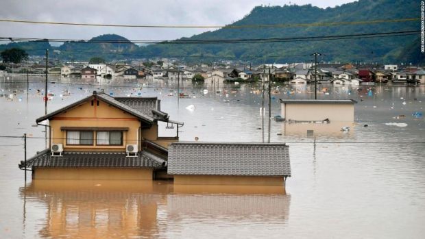 韓国人「洪水被害を受けた日本、普段目にすることのできない光景広がる」