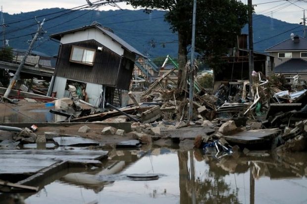 韓国人「日本の豪雨被害最新情報…死者169人、行方不明者79人」