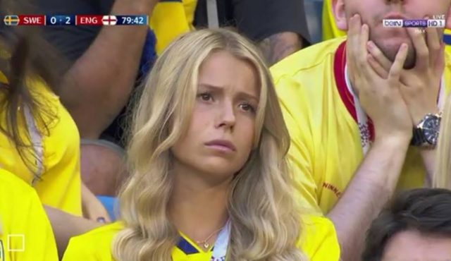 Ｗ杯4強ならず！悲しそうなスウェーデンの美女たち（海外の反応）
