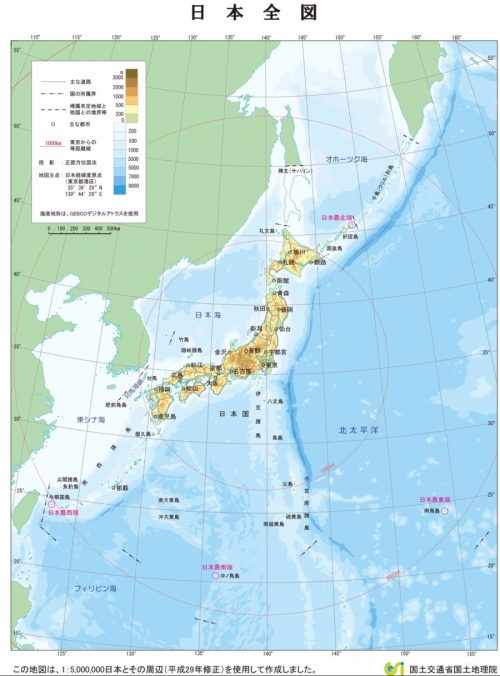 韓国人「日本政府が発行する日本全図。独島＝竹島、東海＝日本海はいつものことだが、しかし…」