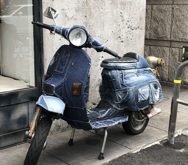 東京で見かけたデニムバイク（海外の反応）