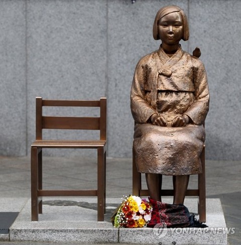 【韓国】全国の『平和の少女像』102体、華々しい発表が終わったら無防備･･･壊されたり周囲にはゴミが散乱