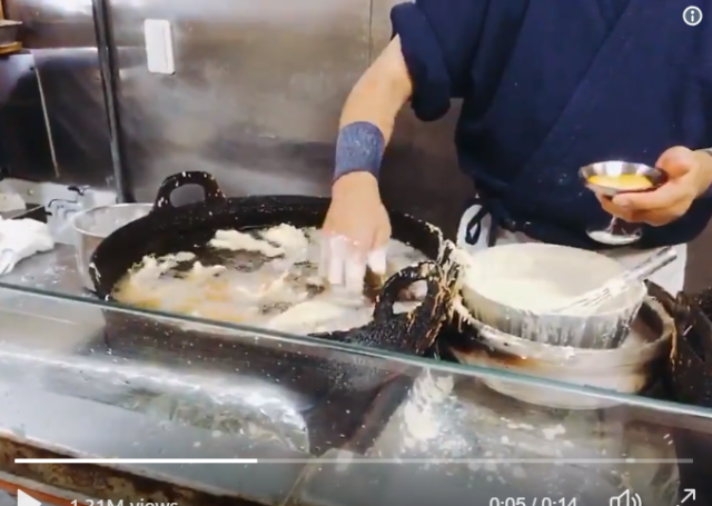 素手で天ぷらを揚げる日本の職人（海外の反応）