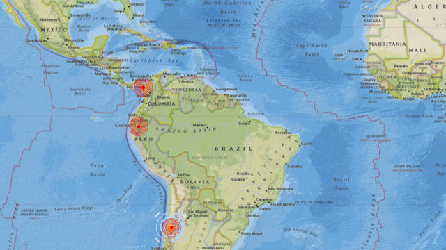 北海道の地震と関連は？南米で1時間以内に大きな地震が3連発(海外の反応)