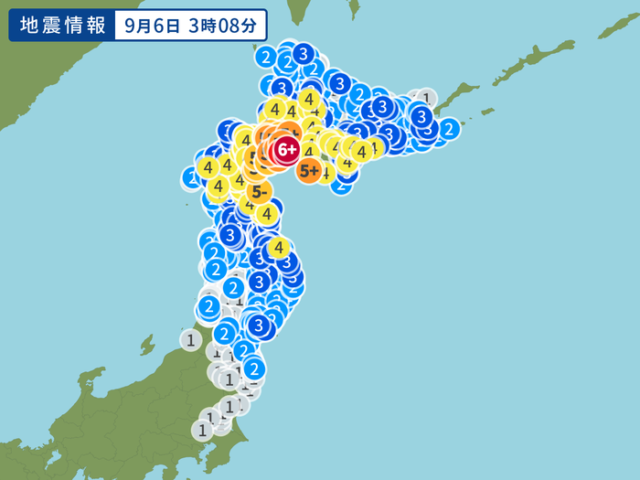北海道で震度6強の地震(海外の反応)