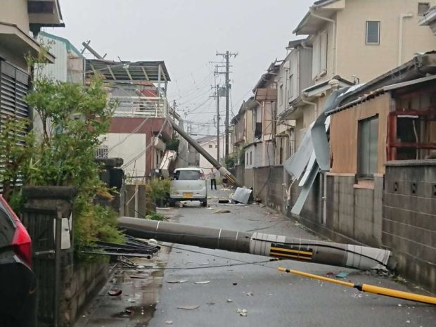 韓国人「台風が直撃した大阪の状況を見てみよう」
