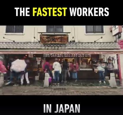 仕事が速い日本の労働者たち（海外の反応）