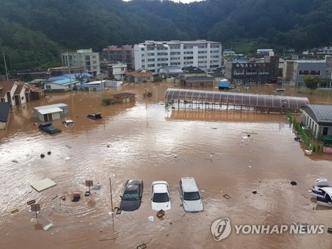 【韓国】 台風「コンレイ」死亡者2人に増えて…被災民350人以上