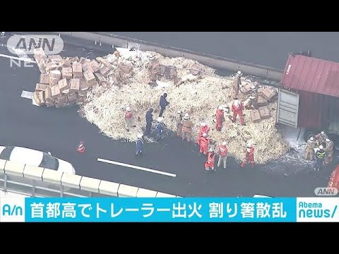 東京の高速道路上に大量の割り箸散乱（海外の反応）