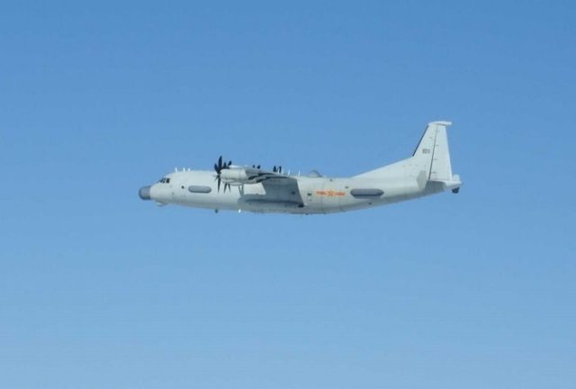 中国の偵察機が東シナ海から日本海を飛行し、空自が対応(海外の反応)