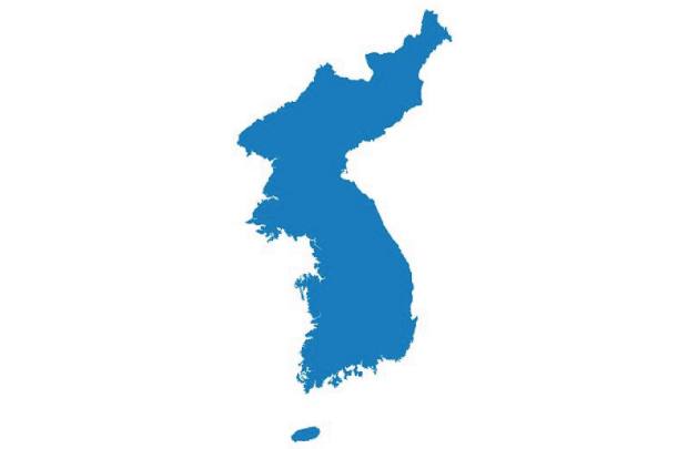 中国が韓国に名称変更を要求した破虜湖にある朝鮮半島の形をした島＝韓国の反応