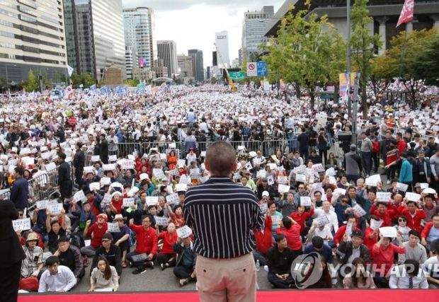 韓国政府与党「文在寅糾弾デモはフェイクニュース、内乱扇動でありクーデター」＝韓国の反応
