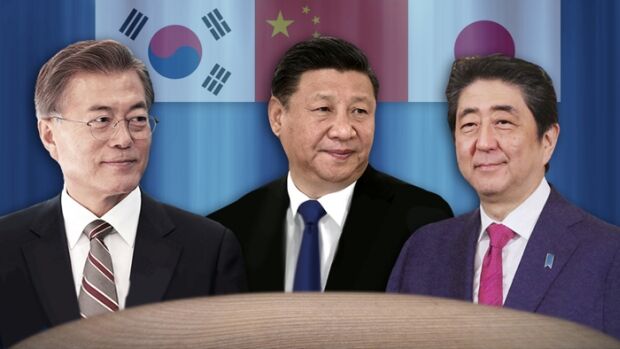 安倍「日中韓首脳会議の時、文大統領と会談する」＝韓国の反応
