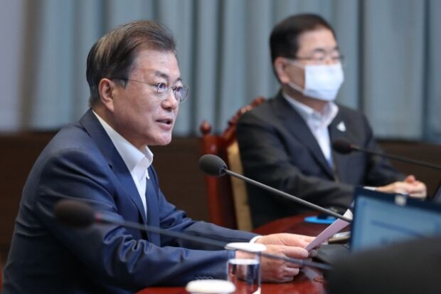 文大統領「新型コロナ危機、南北協力の新しい機会になりうる」＝韓国の反応