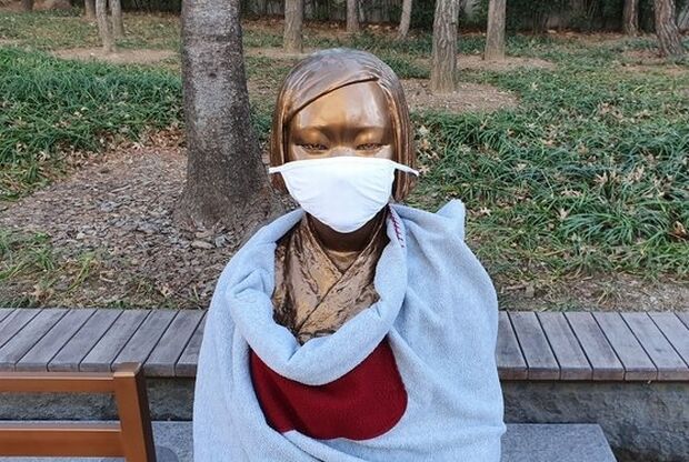 少女像のマスクを外した容疑などで40代を逮捕＝韓国の反応