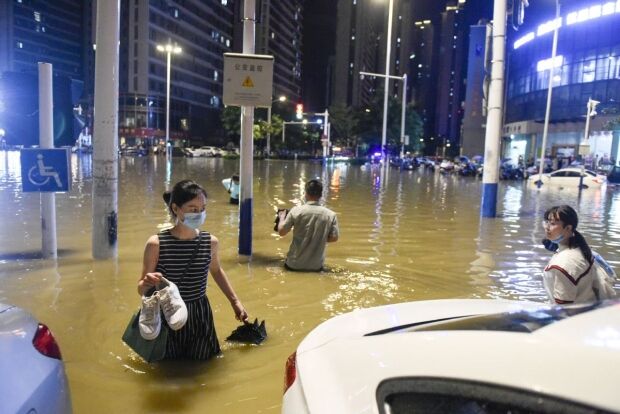 韓国人「大洪水の中国、街の様子を見てみよう」