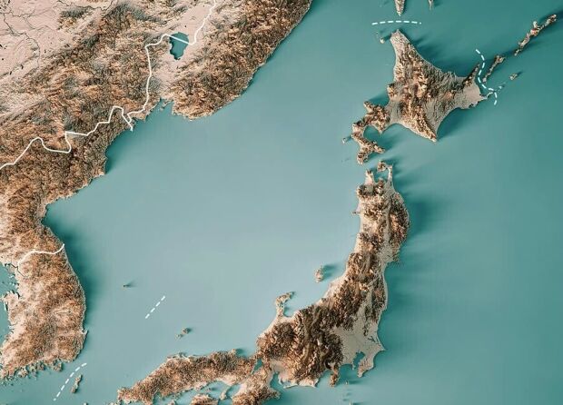 韓国人「世界各国の地形を比較してみよう」