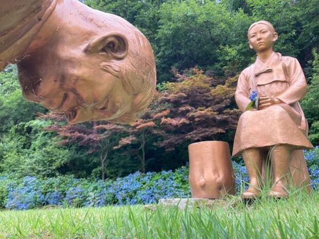 安倍謝罪像を設置した植物園園長「あの像は安倍ではなく政治的意図もない…外交問題飛び火望まない」＝韓国の反応