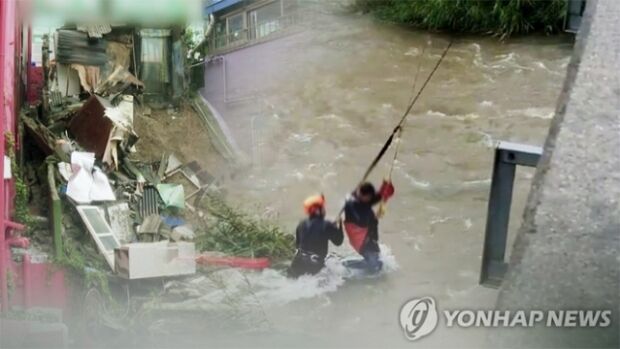 韓国を直撃した豪雨で12人が死亡、14人が行方不明…被災者1000人以上＝韓国の反応