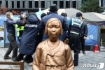 少女像近くで反安倍反日青年学生共同行動と保守団体が衝突＝韓国の反応