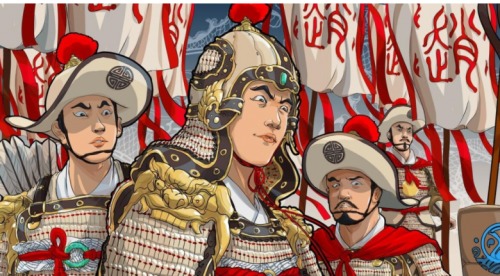 韓国人「東アジアの鎧のイラスト。全部当てられたら歴史オタク」「日本に虎…？」