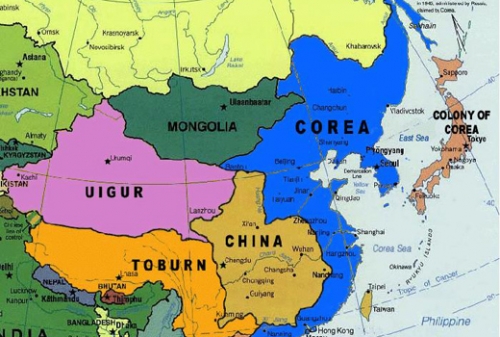 韓国人「韓国が日本を植民地支配した未来の地図がコチラ」