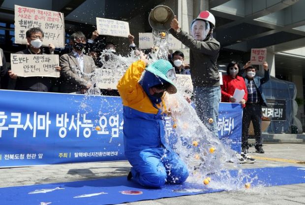韓国で行われている原発処理水放流反対パフォーマンスをまとめてみた