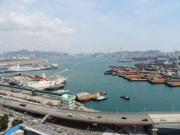 韓国人「数日前の釜山港の様子を見てみよう」
