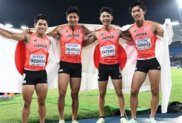 韓国人「日本の陸上すごい…U20世界陸上選手権大会400Mリレーで金メダル獲得」