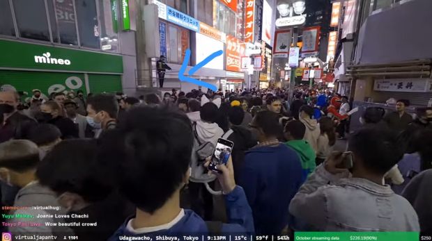韓国人「あまりにも韓国と比較される昨日の渋谷のハロウィンの様子をご覧ください」