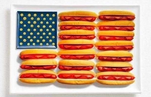 韓国人「その国の食べ物で表現した国旗を見てみよう」