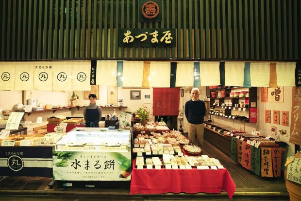 韓国人「韓国と比較される…京都の在来市場の和菓子販売店」