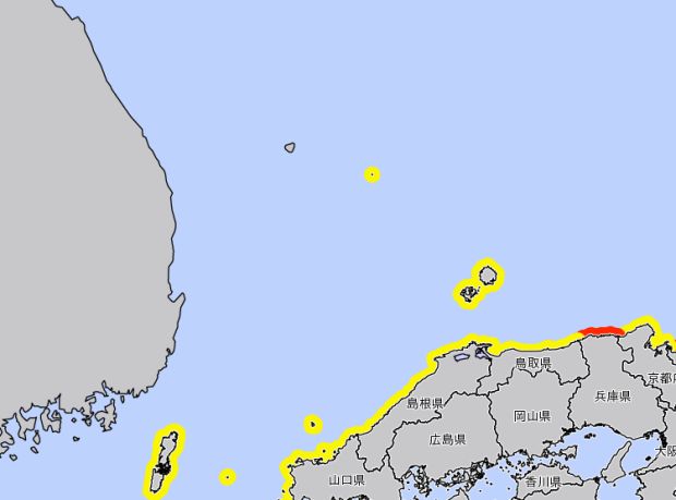 韓国人「日本の気象庁、独島にまで津波警報発令」